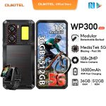 OUKITEL WP300 36GB+512GB 16000mAh Rugged Phone Modular petachable Earbud/camping Light 6.78″ FHD 120Hz 108MP Cell phone | Shopee Malaysia