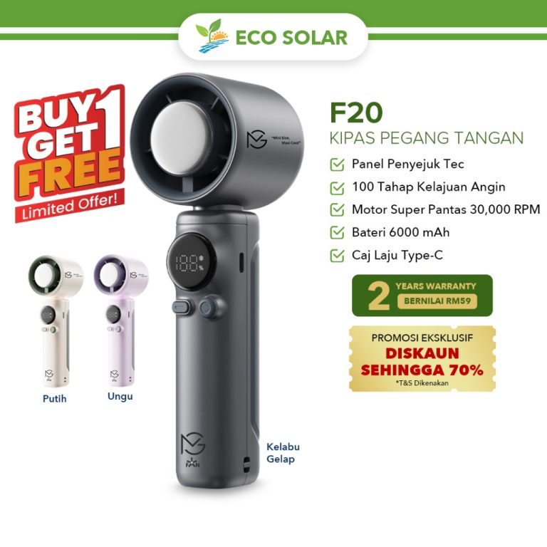 MG Portable Turbo Fan Handheld Fan Pro High Speed Kipas Mini Fan Cooler 100 Level Adjustment LED Display 23H 6000mAh | Shopee Malaysia