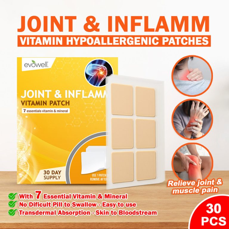 Vitamin Patch for Joint & Muscle Relief | 30 Pcs | 7 Essential Nutrients | Inflammation & Pain Support | Shopee Malaysia