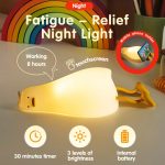 🦆 Cute Duck Night Light for Kids | Touch RGB Bedside Lamp | Silicone | Birthday & Christmas Gift | Shopee Malaysia
