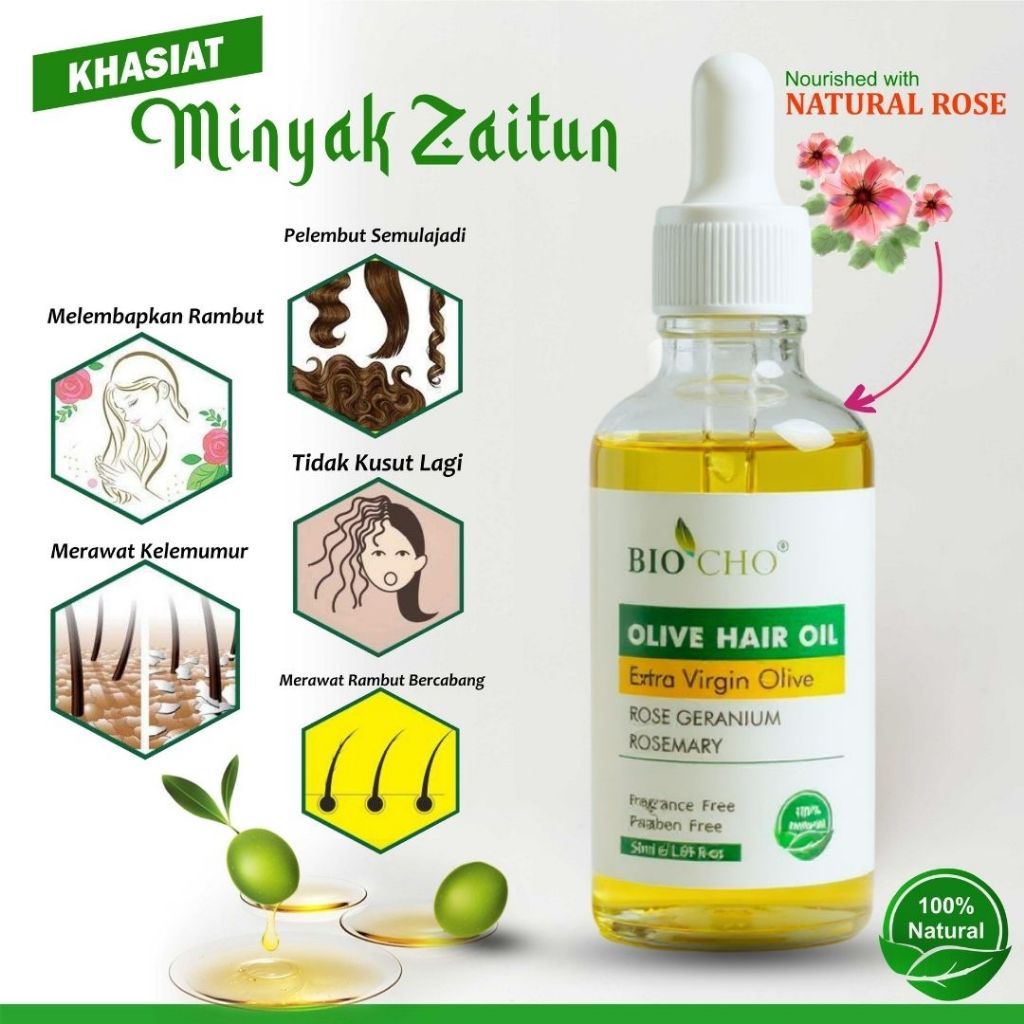 100% NATURAL – MINYAK RAMBUT ZAITUN/ HAIR OLIVE OIL 50ML – MENGUATKAN – PELEMBUTKAN RAMBUT (Anti dandruff – kelemumur ) | Shopee Malaysia