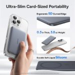 Baseus PicoGo AM41 Ultra-Slim Wireless Powerbank 5000mAh 10000mAh 20W 27W Magnetic Light&Portable Power Bank with Card-Sized | Shopee Malaysia