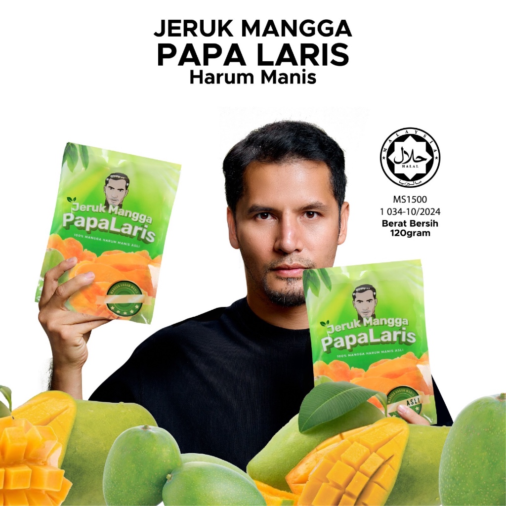 JERUK MANGGA PAPA LARIS 2.0 (Beli 4 Pack Percuma 1 Bekas Makanan – Stock Terhad) 120g | Shopee Malaysia