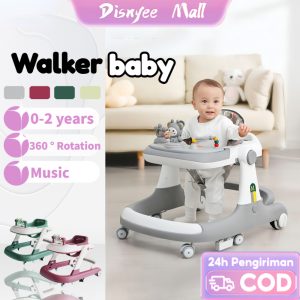 Baby walker with music Advanced Adjustable Heights walker baby murah Pejalan kaki bayi baby Push 学步车 | Shopee Malaysia