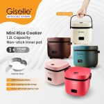 Giselle Mini Rice Cooker with Non-stick aluminium inner Pot (food grade)and Steamer (1.2L/200W) KEA0371 | Shopee Malaysia