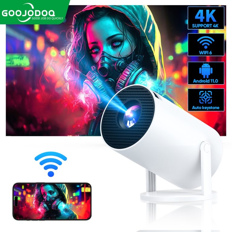 GOOJODOQ Bluetooth 5.0 Large Screen Portable Projector | Shopee Malaysia