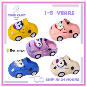 18-29 Sandal Raya Lelaki Perempuan Kereta Lampu Car Boys Girls Kids LED Light Shoes Cute Smart Robot CAR07 | Shopee Malaysia