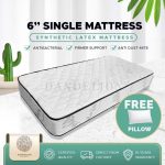 (Ready Stock Free Shipping)Dandelion Tilam Single Mattress 6 Inch Synthetic Latex Feel Tilam Bujang [Free Pillow Add-On] | Shopee Malaysia