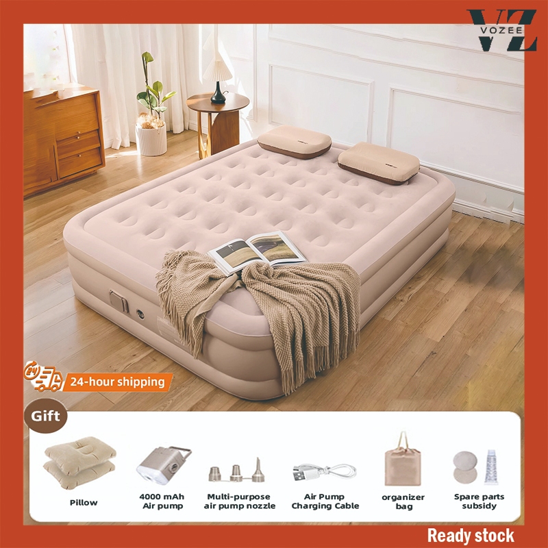 With Free Gift Inflatable Air Bed tilam single Automatic Portable Foldable For Camping Tent camping Air Sofa Bed tilam angin Auto Pump Mattresses | Shopee Malaysia