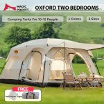 💥 Khemah unta 5-8-12 Person Large Camping Tent Outdoor Waterproof Home Tent Double layered Big Tent Khemah camping | Shopee Malaysia