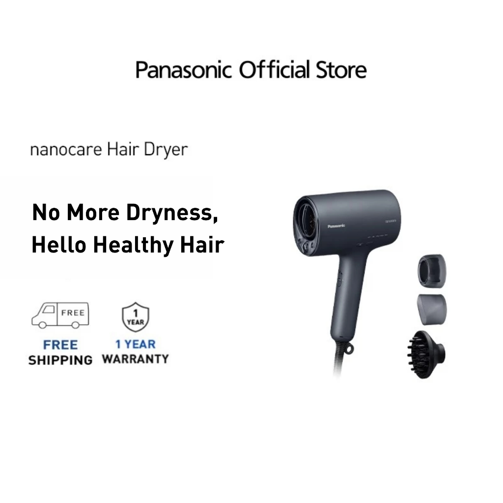 Panasonic Panasonic Nanoe Moisture+ And Mineral Hair Dryer (1600W) EH-NA0J-A655 | Shopee Malaysia