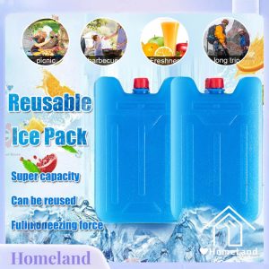 500ml Reusable Ice Box Large Flat Ice Gel Block Ice Pack Ice Brick Storage Cold Chain Transportation | Shopee Malaysia