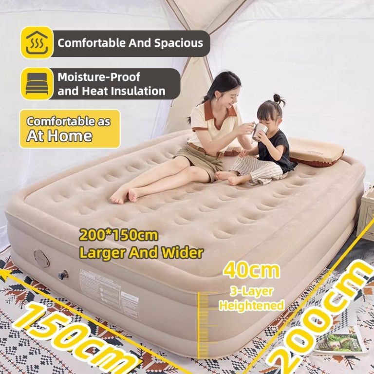 【Free Pump】Tilam Angin Single Tilam Camping Inflatable Bed Single Tilam Angin Camping Double Air Bed Portable Air Bed | Shopee Malaysia