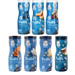 Gerber Puffs, Snek Bijirin, 8+ Bulan, 42 g, 7 Perisa, Puffs Gerber, Gerber, Puff | Shopee Malaysia