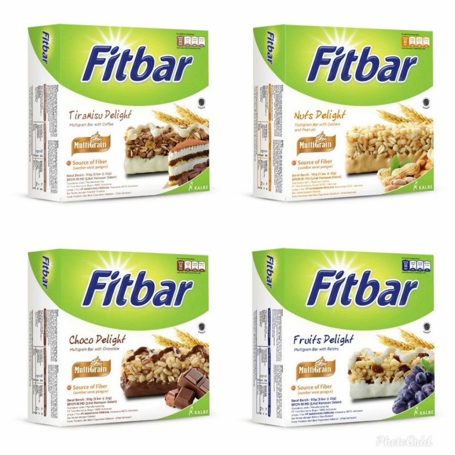 Khas Jaya FITBAR Healthy snack contains 5 x 22 grams Choco/ Nuts/ Fruits Tiramisu/ | Shopee Malaysia