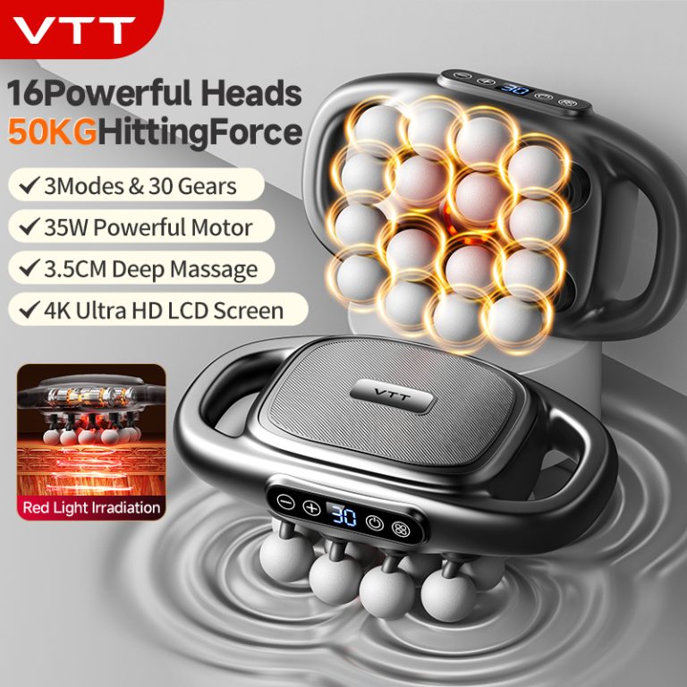 Germany VTT 16 Heads Powerful Wireless Massager Rechargeable For Shoulder, Back, Neck, Waist, Leg And Foot Massage | Shopee Malaysia