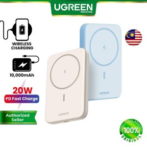 UGREEN 10000mAh Magnetic Wireless Powerbank Magsafe PD 20W Fast Charge Qi 15W iOS Apple iPhone 17 Pro Max Samsung S25 | Shopee Malaysia