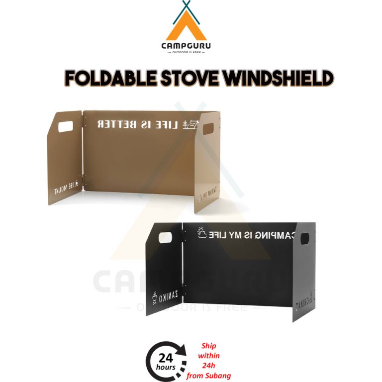 CAMPGURU Foldable Outdoor Windshield Stove Windscreen Wind Shield Portable Camping Cooking Burner Blocker Cookware Pot G | Shopee Malaysia