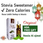 Ajmal Stevia (Nama baru ALAJMAL) Sweetener Zero Calories Sugar Replacement 10ml | Shopee Malaysia