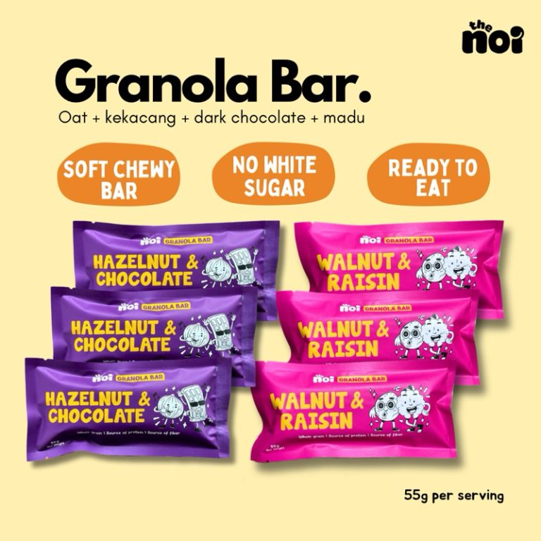 Granoila Hazelnut & Chocolate Granola Bar (No White Sugar) 55g/bar | Shopee Malaysia