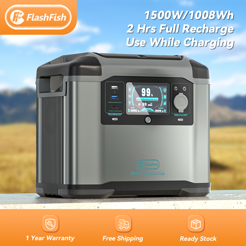 (2 Hrs Full Recharge)FlashFish 1500W 2000W Portable Power Station UPS Power Supply Solar Generator Camping Solar Power | Shopee Malaysia