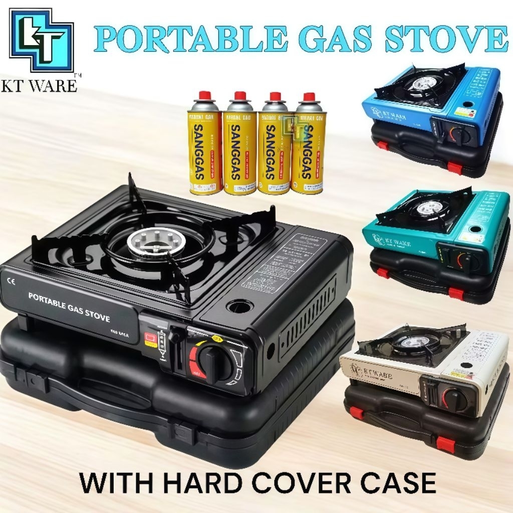 KT WARE Portable gas stove steamboat stove picnic stove camping stove Butane gas stove dapur kelah mini stove | Shopee Malaysia