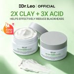 Dr.Leo Blackhead Removal White Clay Mask Deep Pores Cleansing Mask Exfoliating Clay Mask Skincare Facial Mask 100g Masker Pembersih Pori Dalam | Shopee Malaysia