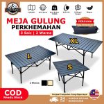 53/95/120cm Folding Camping Table Outdoor Picnic Table BBQ Aluminium With Storage Bag Meja lipat, mendaki, memancing | Shopee Malaysia