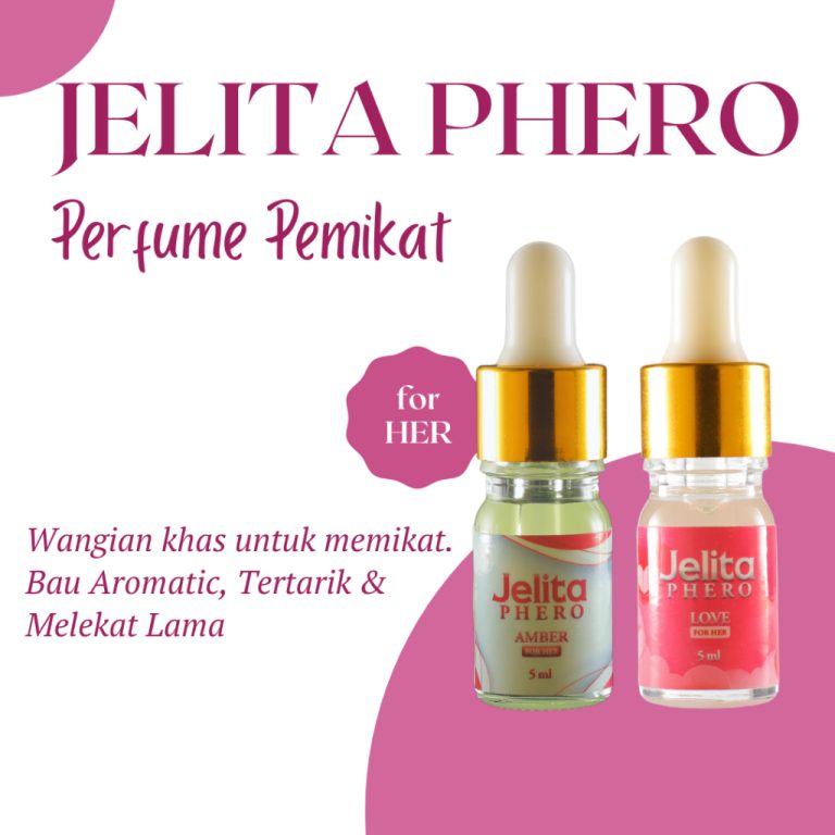 JELITA Phero For Her | Jelita Amber dan Jelita Love | Perfume Phero Wangian Untuk Wanita Wangi | Shopee Malaysia