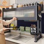 Kitchen Rack Pinggan Mangkuk Dish Rack Rak Dapur Kabinet Rak Dish Drainer Sink Rack Kitchen Rak Sinki Cabinet | Shopee Malaysia