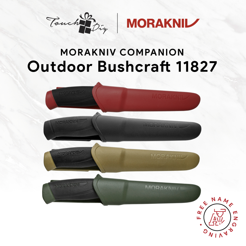 MoraKniv Companion (S) Stainless Steel Utility Knife with Sheath + FREE Name Engraving | Shopee Malaysia