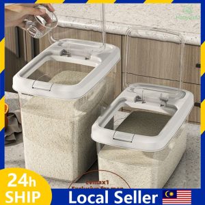 🏆 H&Y Rice Bucket – Bekas Beras Kedap Udara Premium!