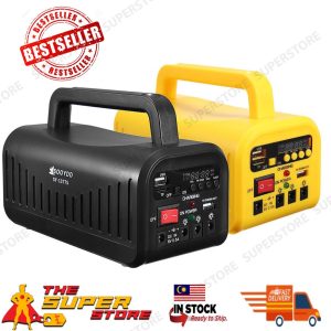 Portable Power Station For Outdoor Camping Solar Power Home Emergency System iSolar 1377 Solar Power | Shopee Malaysia