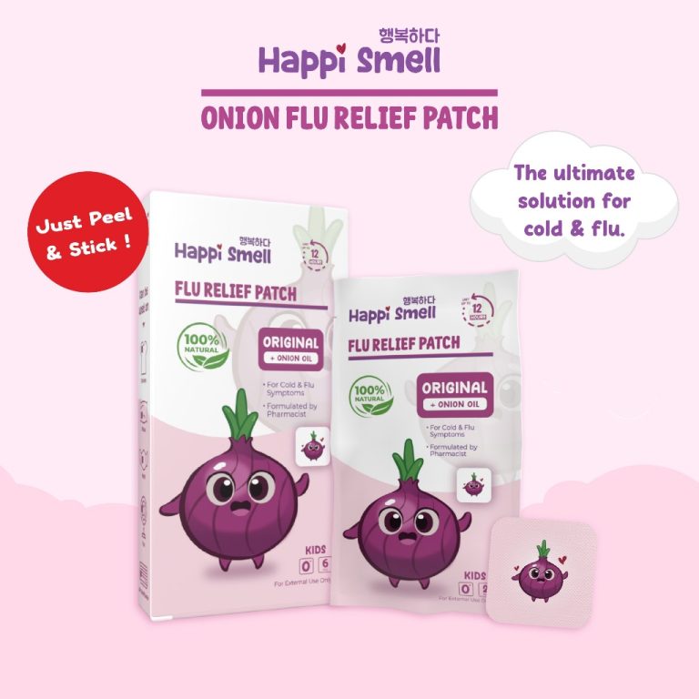 HAPPI SMELL Pelekat Aromaterapi Selsema Resdung Onion Flu Relief Allergy Aromateraphy patch 6pcs | Shopee Malaysia