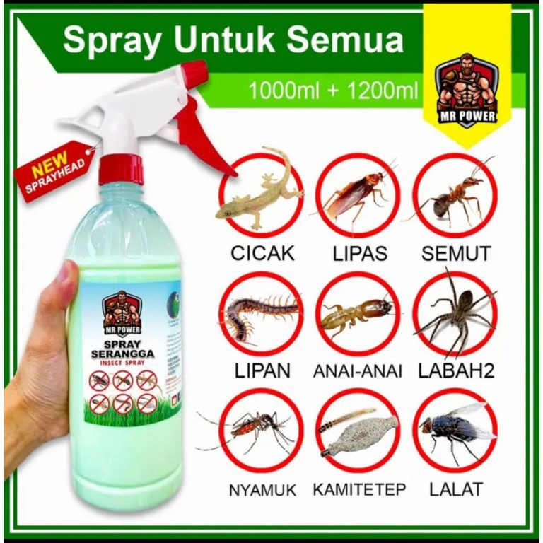 MR Power Insect Repellent Spray Cicak Lizard Lipas Lipan Anai-Anai Anti Serangga | Shopee Malaysia