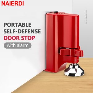 NAIERDI Door Lock Portable Locks Self-Defense Door Stop Travel Accommodation Door Stopper Door Lock Security Device Effective Door Closer | Shopee Malaysia