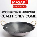 MASAKI Honeycomb Wok With Golden Handle | Shopee Malaysia
