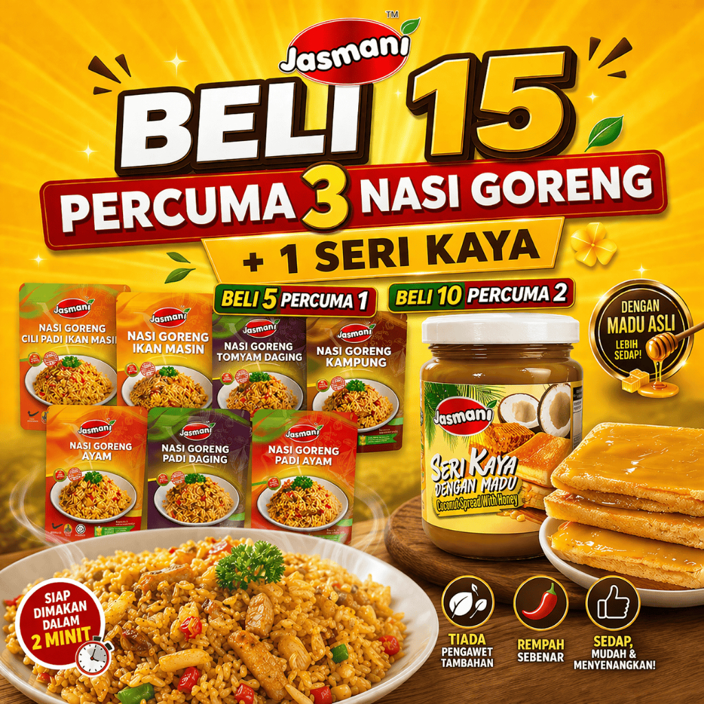 [JASMANI] NASI GORENG SERIES READY TO EAT | Shopee Malaysia