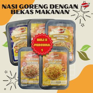 [JASMANI] NASI GORENG READY TO EAT DENGAN BEKAS MAKANAN | Shopee Malaysia