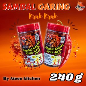 Sambal Garing Kruk Kruk Ateen (240g) by Ateen Kitchen | Shopee Malaysia