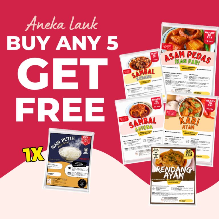 Chef Zam LAUK READY TO EAT Instant food travel pack UMRAH HAJI | Shopee Malaysia