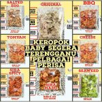 [500GRAM][300GRAM] Keropok Baby Segera Original, Cheese, Tomyam, BBQ, Seaweed, Sira, Salted Egg | Shopee Malaysia