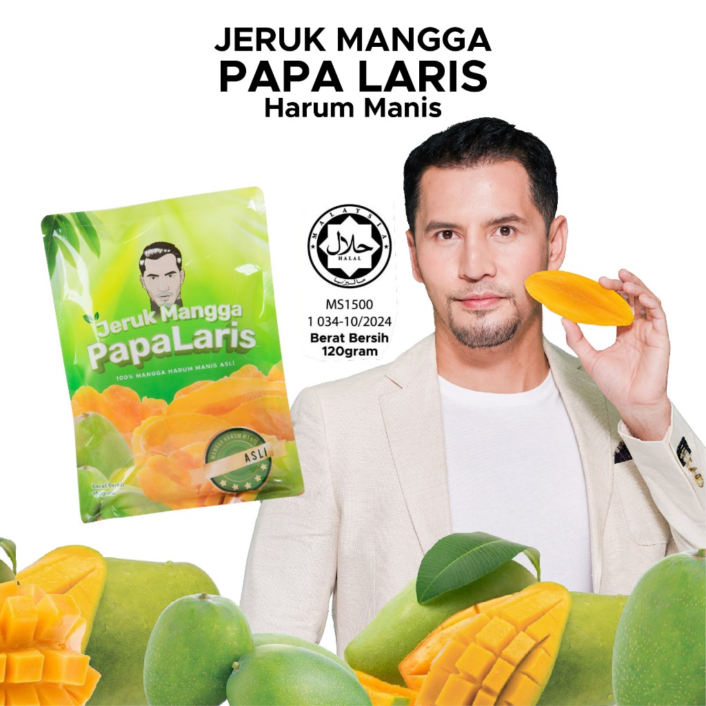 JERUK MANGGA PAPA LARIS 2.0 (BELI COMBO 4 PERCUMA 1 BEKAS MAKANAN) 120G | Shopee Malaysia