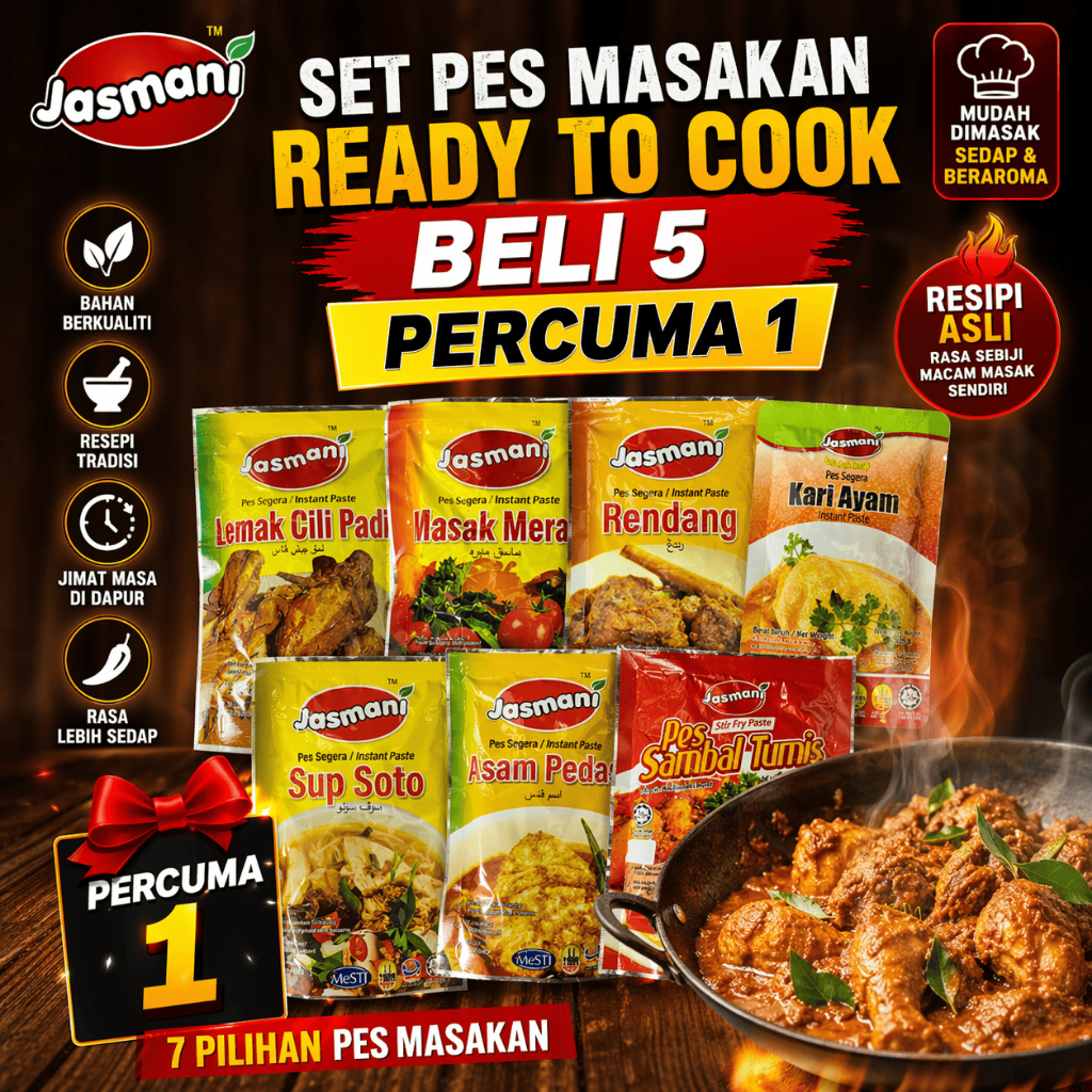 [JASMANI] SET COMBO PES MASAKAN | Shopee Malaysia