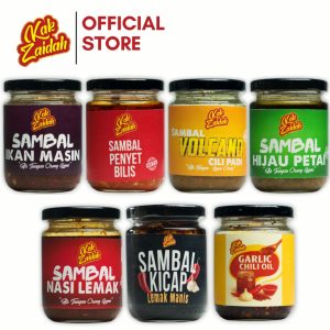 KAK ZAIDAH Aneka Sambal Ready-to-Eat Tanpa Bahan Pengawet | Shopee Malaysia