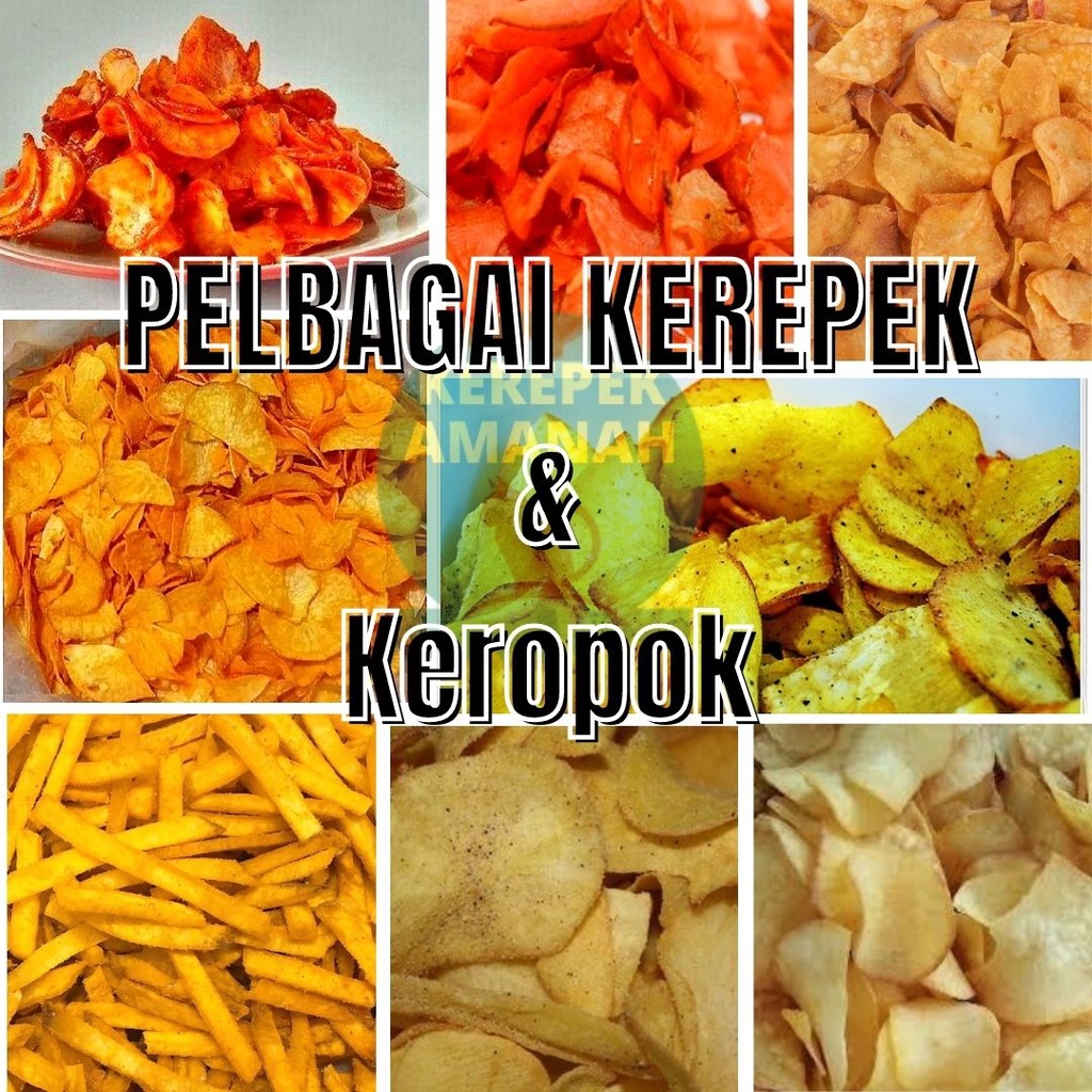 Pelbagai Kerepek Ubi & Muruku Kluang 400Gram | Shopee Malaysia