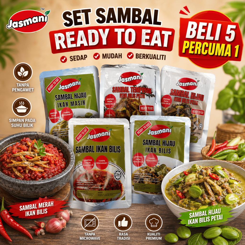 [JASMANI] SAMBAL SERIES PADU READY TO EAT | Shopee Malaysia