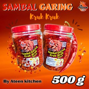 Sambal Garing Kruk Kruk Ateen (500g) by Ateen Kitchen | Shopee Malaysia