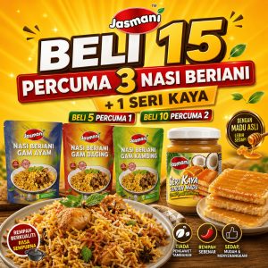 [JASMANI] NASI BRIYANI GAM READY TO EAT | Shopee Malaysia
