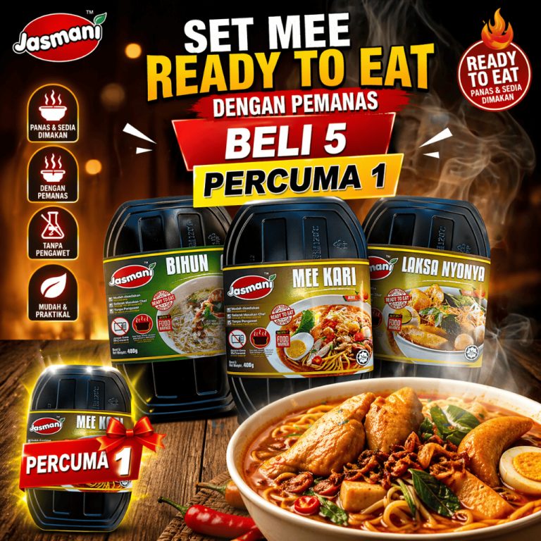 [JASMANI] SET MEE READY TO EAT DENGAN PEMANAS | Shopee Malaysia